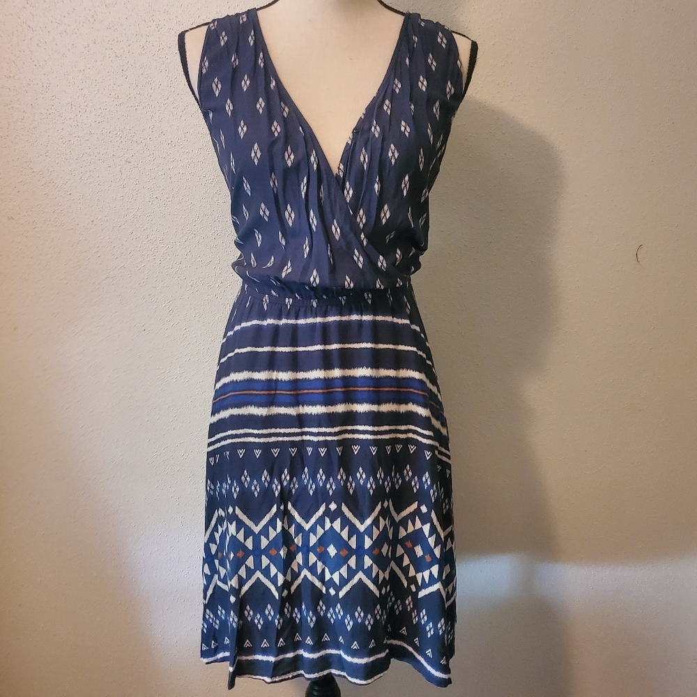 Lucky Brand Tribal Print Sleeveless Dress - Picture 1 of 10